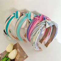 Moderner Stil Mehrfarbig Tuch Handgemacht Haarband main image 2