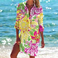 Women's Blouse Long Sleeve Blouses Printing Casual Vacation Printing main image 4