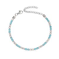 Lady Geometric Stainless Steel Diamond Bracelets sku image 10