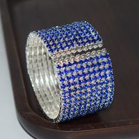 Fashion Geometric Alloy Rhinestone Rhinestones Women's Bangle sku image 6