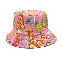 Unisex Cartoon Style Mushroom Wide Eaves Bucket Hat sku image 51