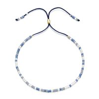 Fashion Round Glass Beaded Bracelets 1 Piece sku image 3