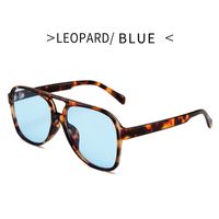 Retro Solid Color Pc Round Frame Full Frame Women's Sunglasses sku image 1