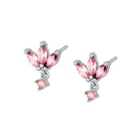Sterling Silver Needle Inlaid Zircon Butterfly Ear Clip Earrings Women's Simple Elegant Earrings Niche Design Ins Style Jewelry sku image 10