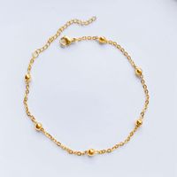 Classic Style Starfish Dolphin Stainless Steel Plating 18k Gold Plated Women's Anklet sku image 1