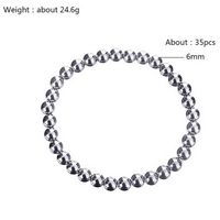 Simple Style Geometric Titanium Steel Bracelets In Bulk sku image 1