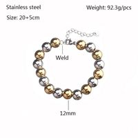 Simple Style Geometric Titanium Steel Bracelets In Bulk sku image 29