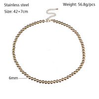 Simple Style Geometric Titanium Steel Bracelets In Bulk sku image 39