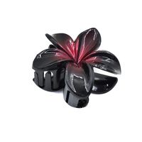 Fairy Style Flower Synthetic Resin Stoving Varnish Hair Claws sku image 11