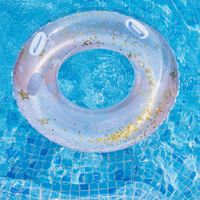 Nouveau Épaissie Adulte Transparent Paillettes De Natation Anneau Pvc Gonflable Assis Cercle Aisselles Anneau De Natation Adulte Anneau De Natation En Gros sku image 9