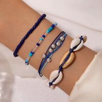 Fashion Simple Love Five-pointed Star Moon Combination Bracelet Six-piece Nhgy132568 sku image 5