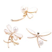 Sweet Butterfly Imitation Pearl Alloy Women's Brooches main image 2