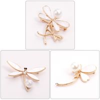 Sweet Butterfly Imitation Pearl Alloy Women's Brooches main image 4