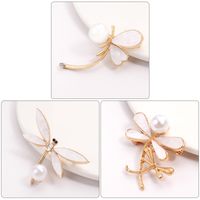 Sweet Butterfly Imitation Pearl Alloy Women's Brooches main image 3