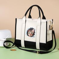 Women's All Seasons Pu Leather Cute Vintage Style Tote Bag main image 1