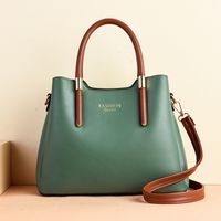 Unisex Große Alle Jahreszeiten Pu Leder Handtasche Im Vintage-stil main image 6