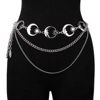Classic Style Sun Moon Alloy Women's Chain Belts sku image 8