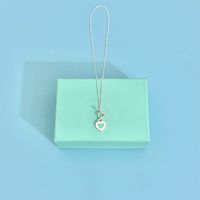 Stainless Steel IG Style Casual Vintage Style Heart Shape Enamel Pendant Necklace main image 3