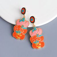 1 Pair Exaggerated Funny Novelty Pumpkin Alloy Drop Earrings main image 9