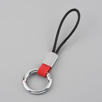 Simple Style Solid Color Pu Leather Unisex Keychain 1 Piece sku image 13