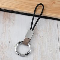 Simple Style Solid Color Pu Leather Unisex Keychain 1 Piece sku image 14