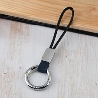 Simple Style Solid Color Pu Leather Unisex Keychain 1 Piece sku image 11