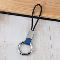 Simple Style Solid Color Pu Leather Unisex Keychain 1 Piece sku image 19