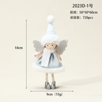 Christmas Angel Cloth Plush Party Hanging Ornaments 1 Piece sku image 12