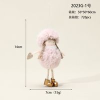 Christmas Angel Cloth Plush Party Hanging Ornaments 1 Piece sku image 19
