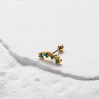 1 Stück Vintage-Stil Französische Art Einfacher Stil Blume Schmetterling Schneeflocke Überzug Inlay Kupfer Zirkon Ohrringe Aus Knorpel main image 8
