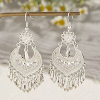 Wholesale Jewelry 1 Pair Ethnic Style Solid Color Alloy Drop Earrings sku image 1