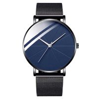 Heißer Verkauf Herrenmode Einfache No Logo Uhr Mesh-band Quarzuhr Studenten Uhr Wrist Watch sku image 14