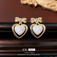 1 Pair Classical Lady Cross Enamel Plating Inlay Copper Ear Studs sku image 133