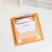 Cute Mini Small Board Clip Sticky Note Set Student Notepad Non-adhesive Small Fresh Notebook Notepad sku image 5