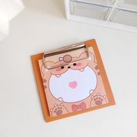 Cute Mini Small Board Clip Sticky Note Set Student Notepad Non-adhesive Small Fresh Notebook Notepad sku image 4