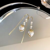 Simple Style Geometric Alloy Artificial Gemstones Women's Earrings 1 Pair sku image 16