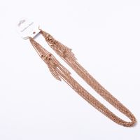 Basic Solid Color Stainless Steel Necklace In Bulk sku image 3