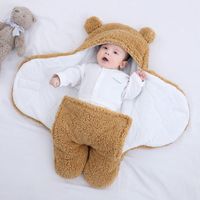 Cute Solid Color Polyester Spring Receiving Blanket Baby Accessories main image 1