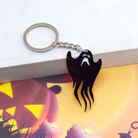 Cute Funny Spider Arylic Halloween Keychain sku image 4