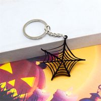 Cute Funny Spider Arylic Halloween Keychain sku image 6