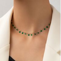 Simple Style Water Droplets Alloy Plating Women's Necklace sku image 27