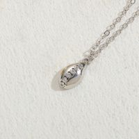 Classic Style Sun Oval Fish Tail Copper 14k Gold Plated Zircon Pendant Necklace In Bulk sku image 6