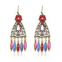 Ethnic Hollow Geometric Diamond Fashion Drop Earrings Wholesale sku image 10