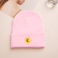 Unisex Exaggerated Sun Plush Eaveless Wool Cap sku image 10