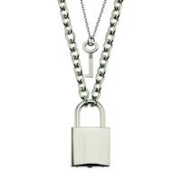 Einfacher Stil Schlüssel Sperren Legierung Männer Halskette Mit Anhänger main image 5