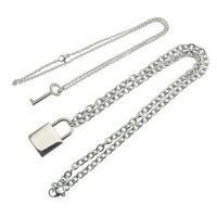 Einfacher Stil Schlüssel Sperren Legierung Männer Halskette Mit Anhänger main image 3