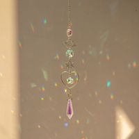 Simple Style Moon Water Droplets Artificial Crystal Pendant Suncatcher Artificial Decorations sku image 1