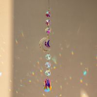 Simple Style Moon Water Droplets Artificial Crystal Pendant Suncatcher Artificial Decorations sku image 3