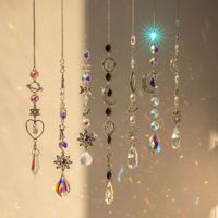 Simple Style Moon Water Droplets Artificial Crystal Pendant Suncatcher Artificial Decorations main image 3