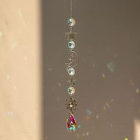 Simple Style Moon Water Droplets Artificial Crystal Pendant Suncatcher Artificial Decorations sku image 5